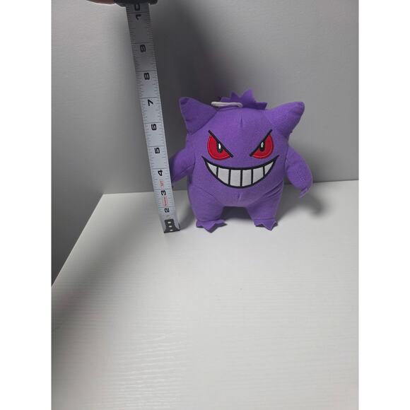 Pokemon Gengar Official Licensed 7inch AUTHENTIC Hanging Plush 2022 Original 152 - Picture 7 of 7